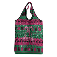 Firefighter Presents Christmas Grocery Bag Xmas Holiday Patterns - Wonder Print Shop