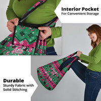 Firefighter Presents Christmas Grocery Bag Xmas Holiday Patterns - Wonder Print Shop