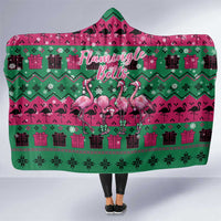 Firefighter Presents Christmas Hooded Blanket Xmas Holiday Patterns - Wonder Print Shop