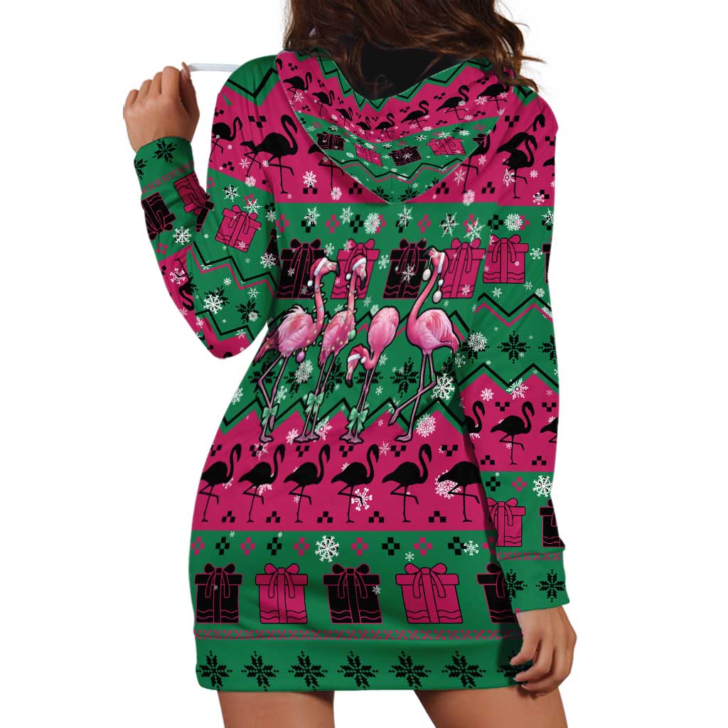 Firefighter Presents Christmas Hoodie Dress Xmas Holiday Patterns - Wonder Print Shop