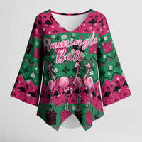 Firefighter Presents Christmas Kimono Sleeve Blouse Xmas Holiday Patterns - undefined