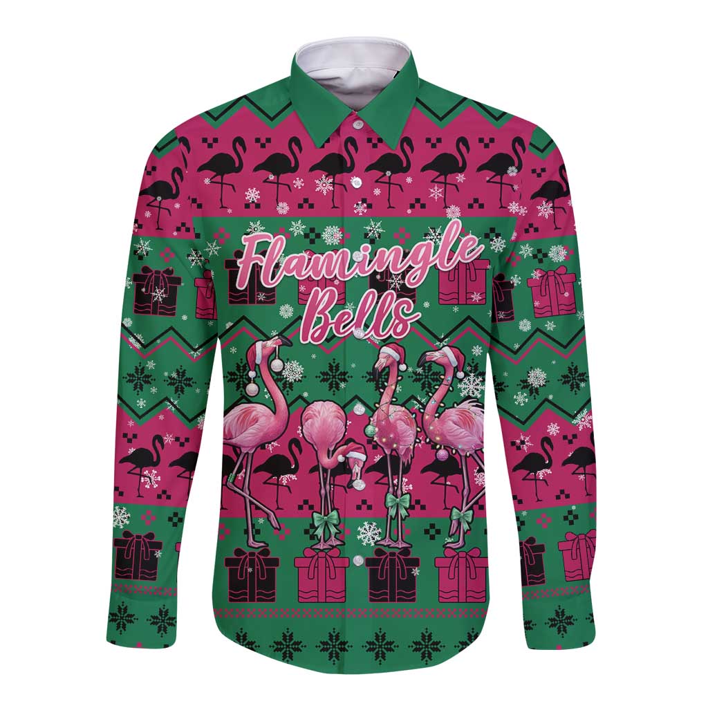 Firefighter Presents Christmas Long Sleeve Button Shirt Xmas Holiday Patterns - Wonder Print Shop