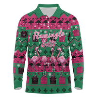 Firefighter Presents Christmas Long Sleeve Polo Shirt Xmas Holiday Patterns - Wonder Print Shop