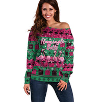 Firefighter Presents Christmas Off Shoulder Sweater Xmas Holiday Patterns - Wonder Print Shop