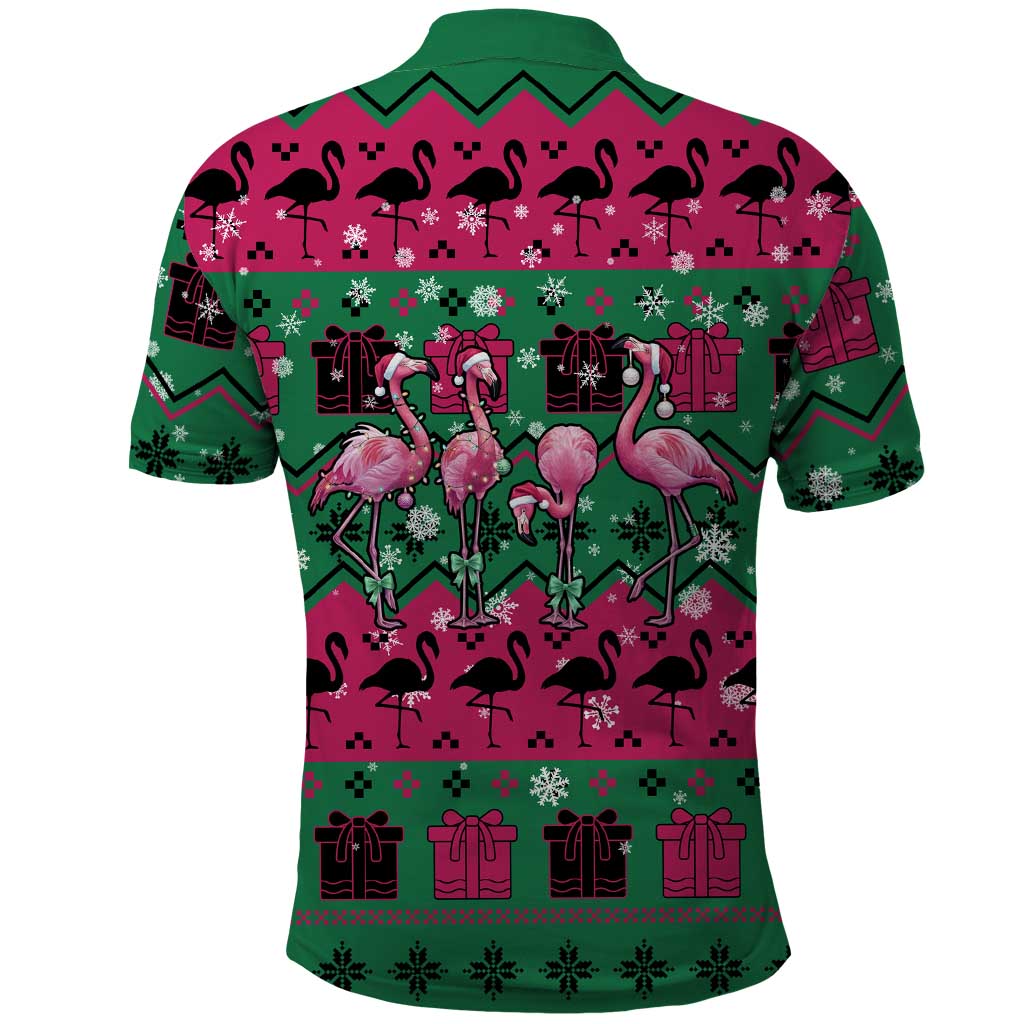 Firefighter Presents Christmas Polo Shirt Xmas Holiday Patterns - Wonder Print Shop