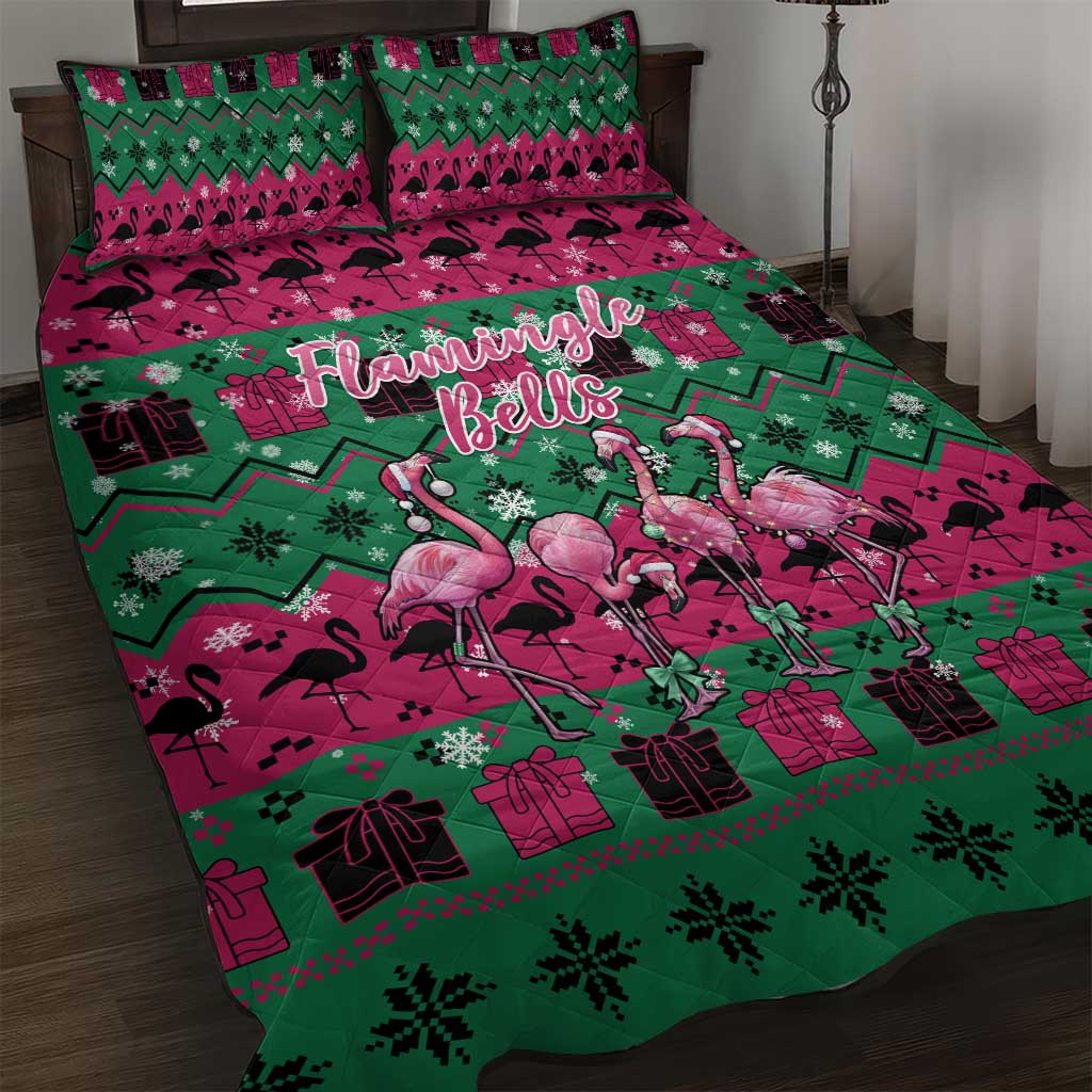Firefighter Presents Christmas Quilt Bed Set Xmas Holiday Patterns - Wonder Print Shop