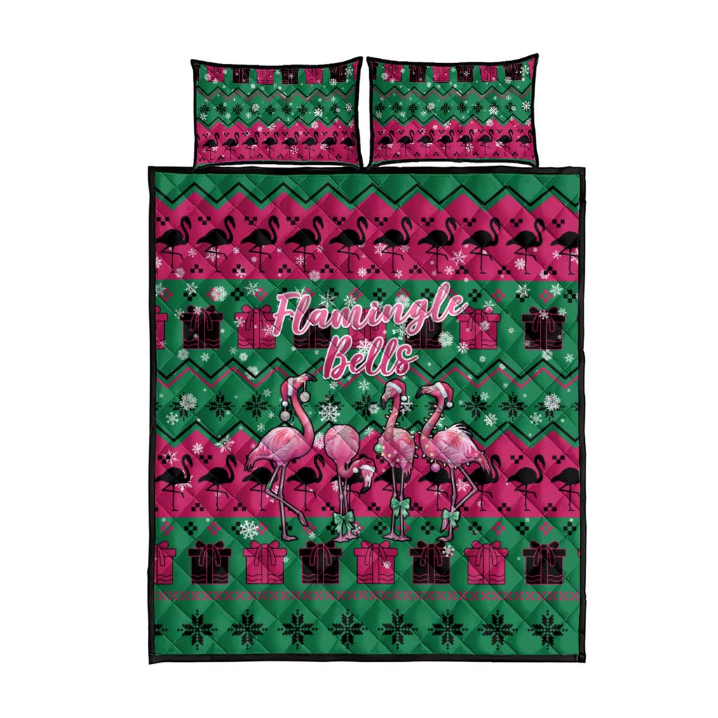 Firefighter Presents Christmas Quilt Bed Set Xmas Holiday Patterns - Wonder Print Shop