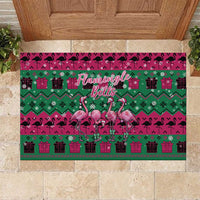 Firefighter Presents Christmas Rubber Doormat Xmas Holiday Patterns - Wonder Print Shop