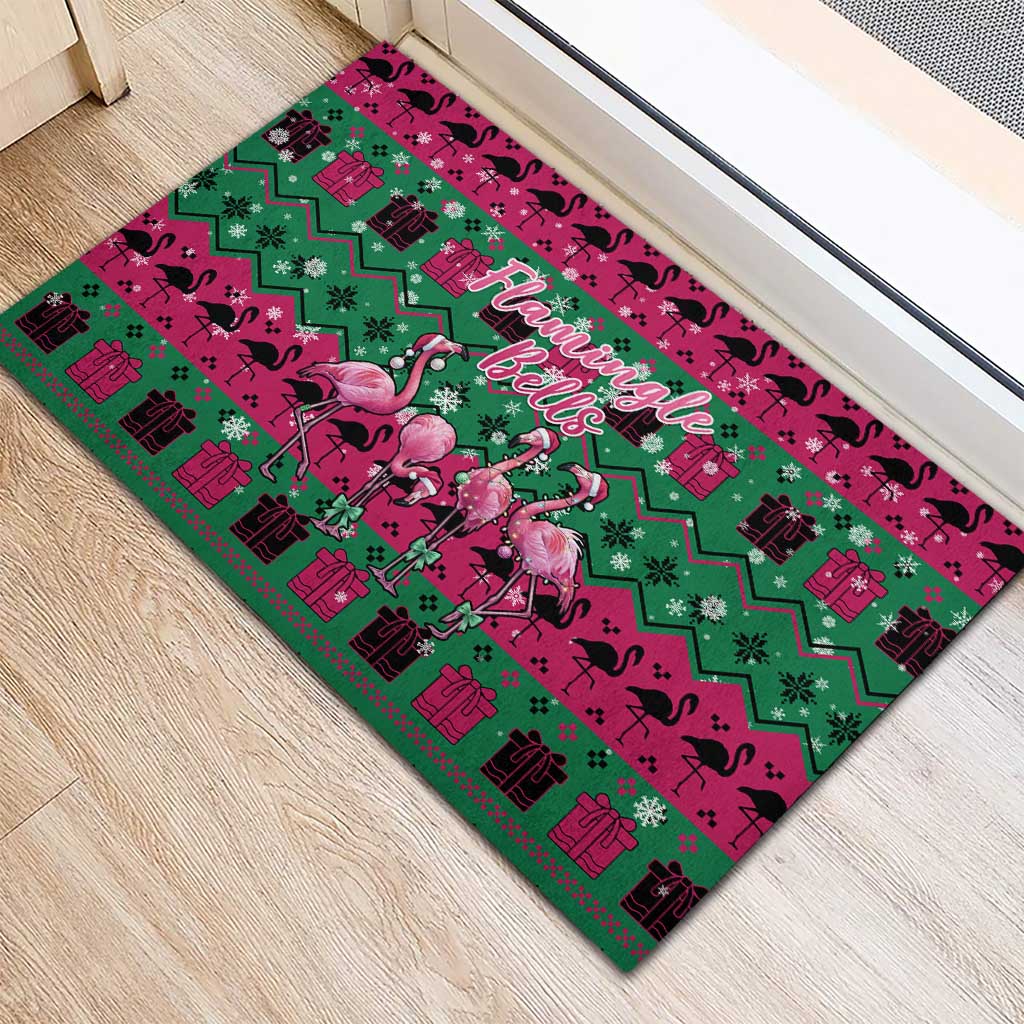 Firefighter Presents Christmas Rubber Doormat Xmas Holiday Patterns - Wonder Print Shop
