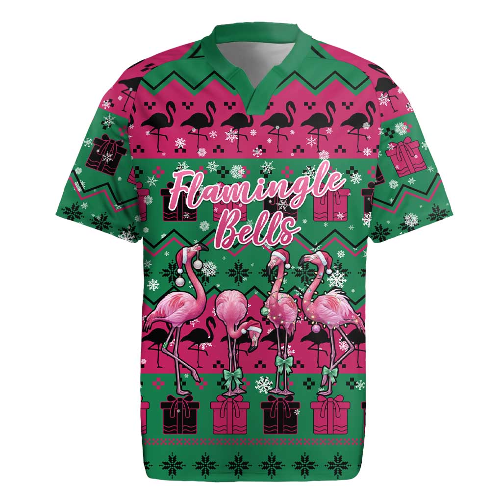Firefighter Presents Christmas Rugby Jersey Xmas Holiday Patterns - Wonder Print Shop