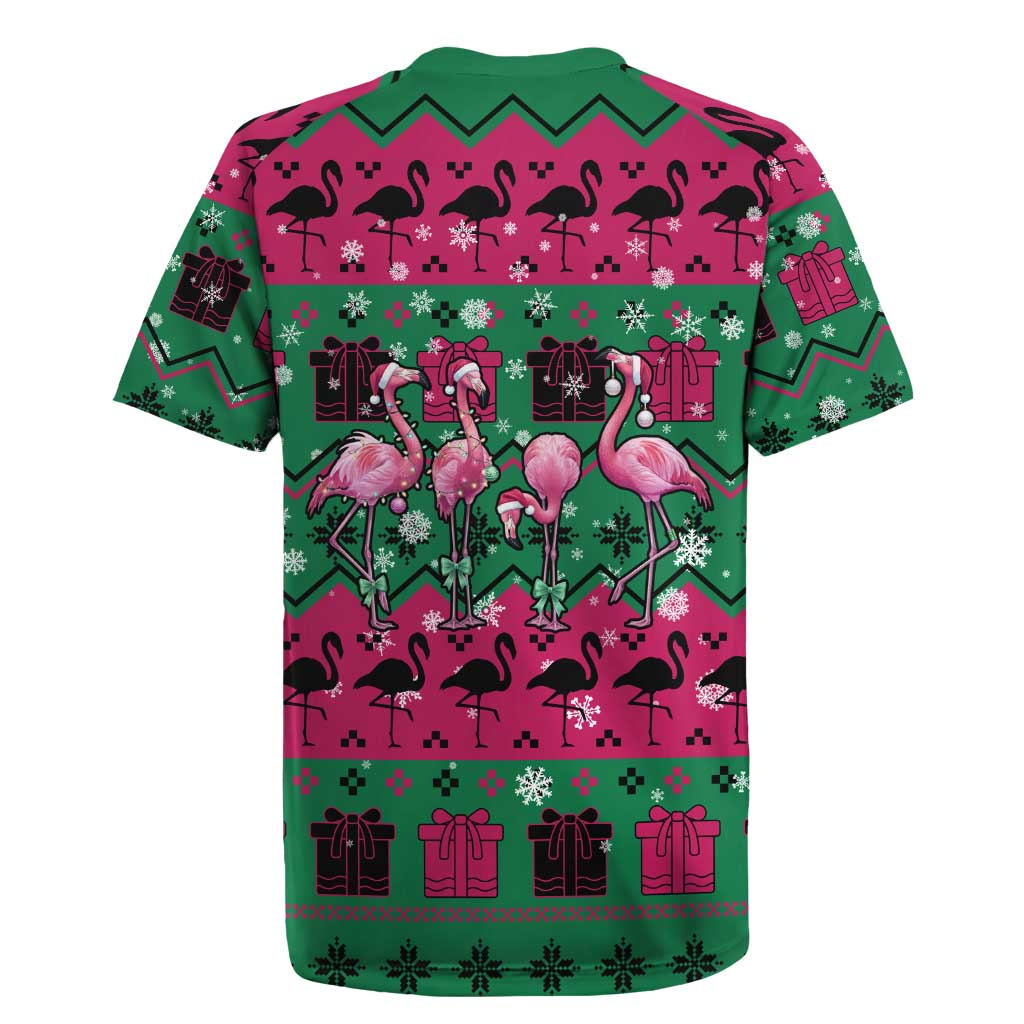 Firefighter Presents Christmas Rugby Jersey Xmas Holiday Patterns - Wonder Print Shop