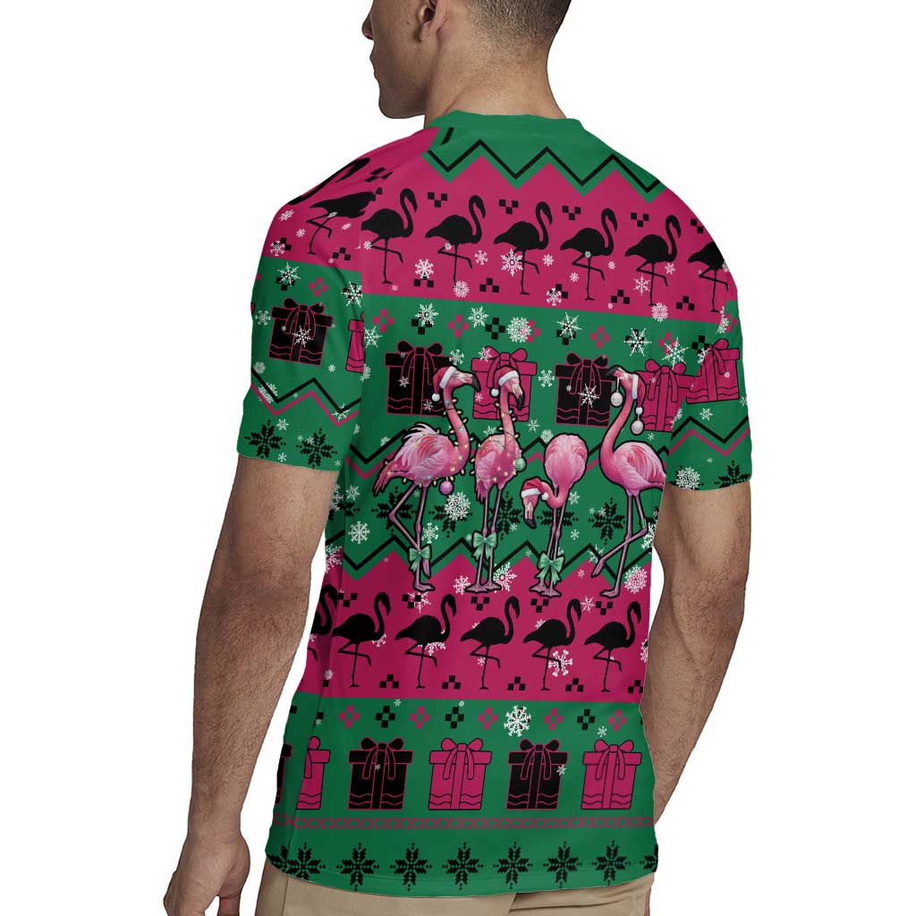 Firefighter Presents Christmas Rugby Jersey Xmas Holiday Patterns - Wonder Print Shop