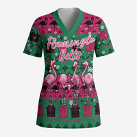 Firefighter Presents Christmas Scrub Top Xmas Holiday Patterns - undefined