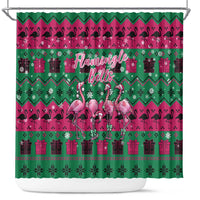 Firefighter Presents Christmas Shower Curtain Xmas Holiday Patterns - Wonder Print Shop