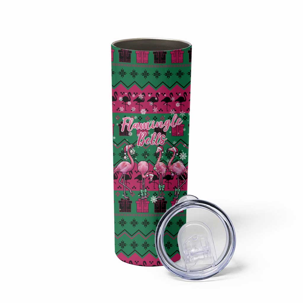 Firefighter Presents Christmas Skinny Tumbler Xmas Holiday Patterns - Wonder Print Shop
