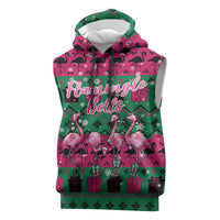 Firefighter Presents Christmas Sleeveless Hoodie Xmas Holiday Patterns - Wonder Print Shop