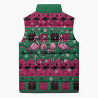 Firefighter Presents Christmas Sleeveless Puffer Jacket Xmas Holiday Patterns - Wonder Print Shop