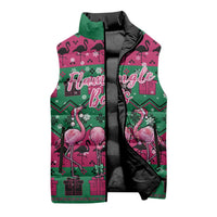 Firefighter Presents Christmas Sleeveless Puffer Jacket Xmas Holiday Patterns - Wonder Print Shop