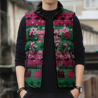 Firefighter Presents Christmas Sleeveless Puffer Jacket Xmas Holiday Patterns - Wonder Print Shop