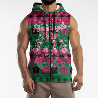 Firefighter Presents Christmas Sleeveless Zip Hoodie Xmas Holiday Patterns - Wonder Print Shop