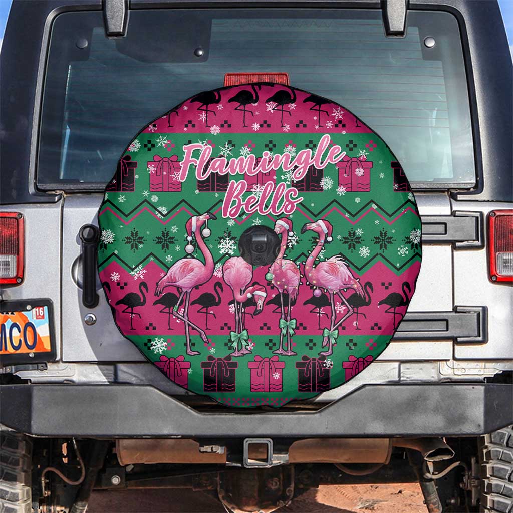 Firefighter Presents Christmas Spare Tire Cover Xmas Holiday Patterns - Wonder Print Shop