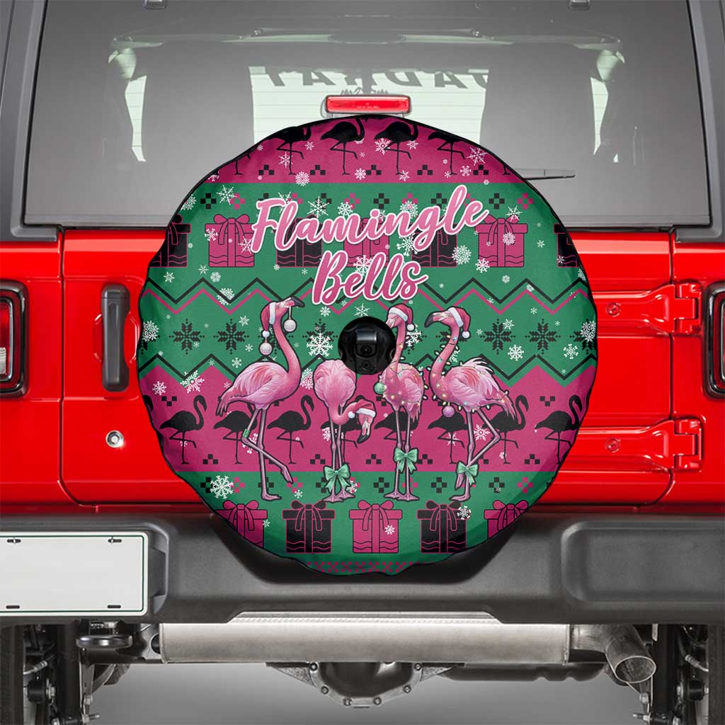 Firefighter Presents Christmas Spare Tire Cover Xmas Holiday Patterns - Wonder Print Shop