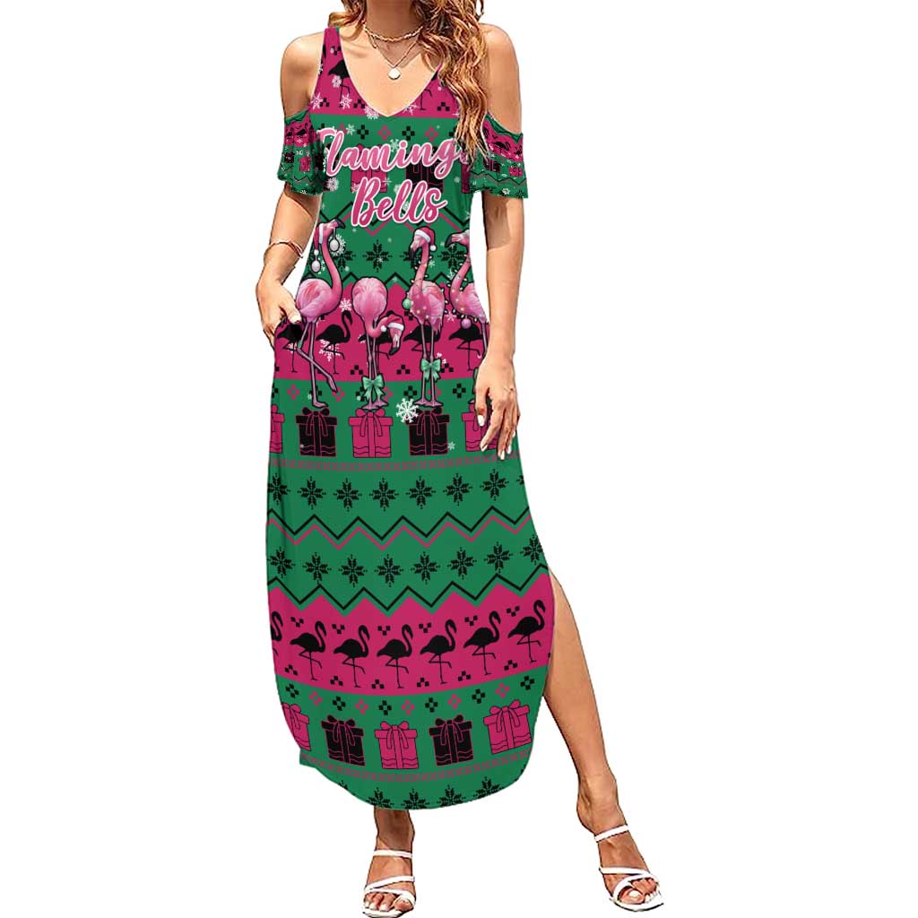 Firefighter Presents Christmas Summer Maxi Dress Xmas Holiday Patterns - Wonder Print Shop