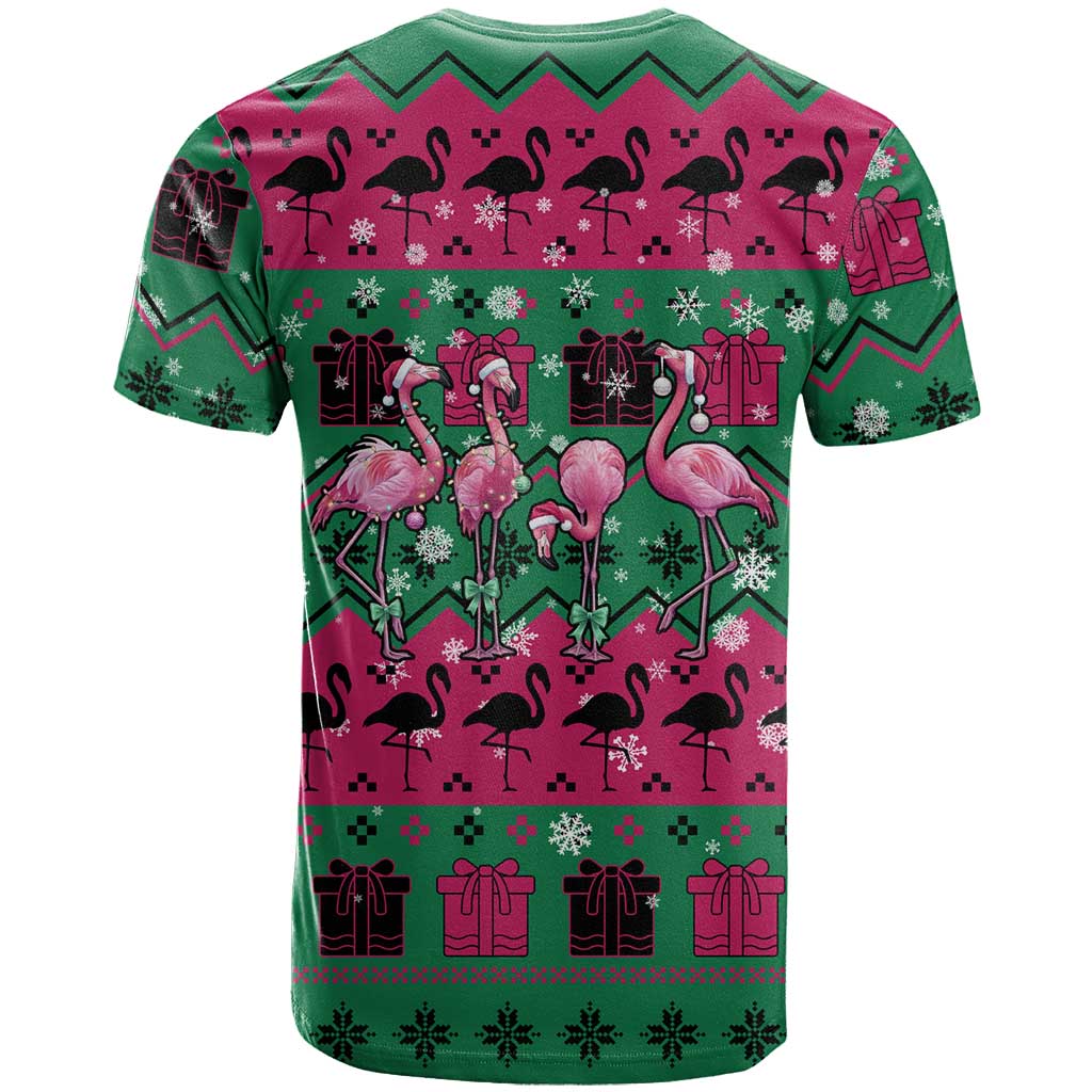 Firefighter Presents Christmas T Shirt Xmas Holiday Patterns - undefined