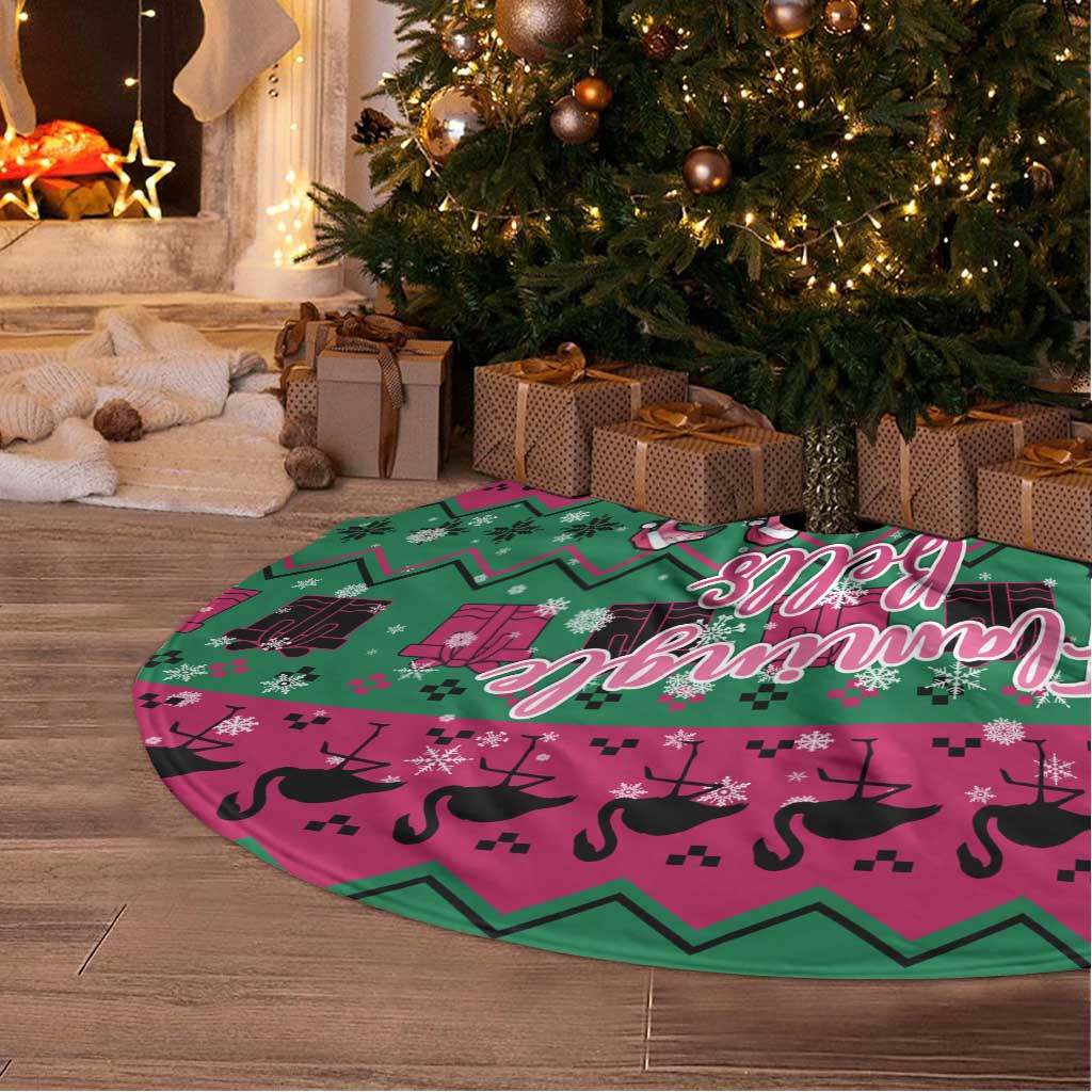 Firefighter Presents Christmas Tree Skirt Xmas Holiday Patterns - Wonder Print Shop