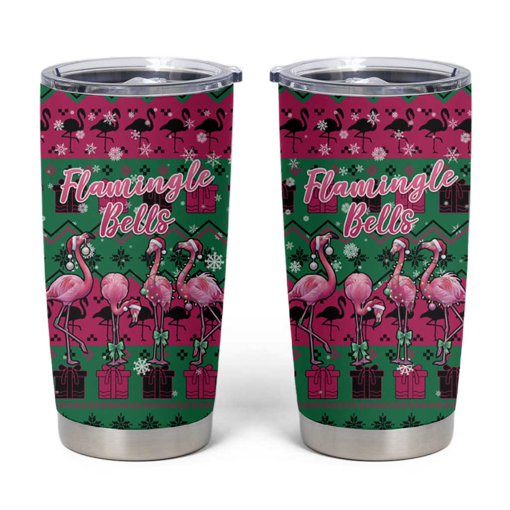 Firefighter Presents Christmas Tumbler Cup Xmas Holiday Patterns - undefined