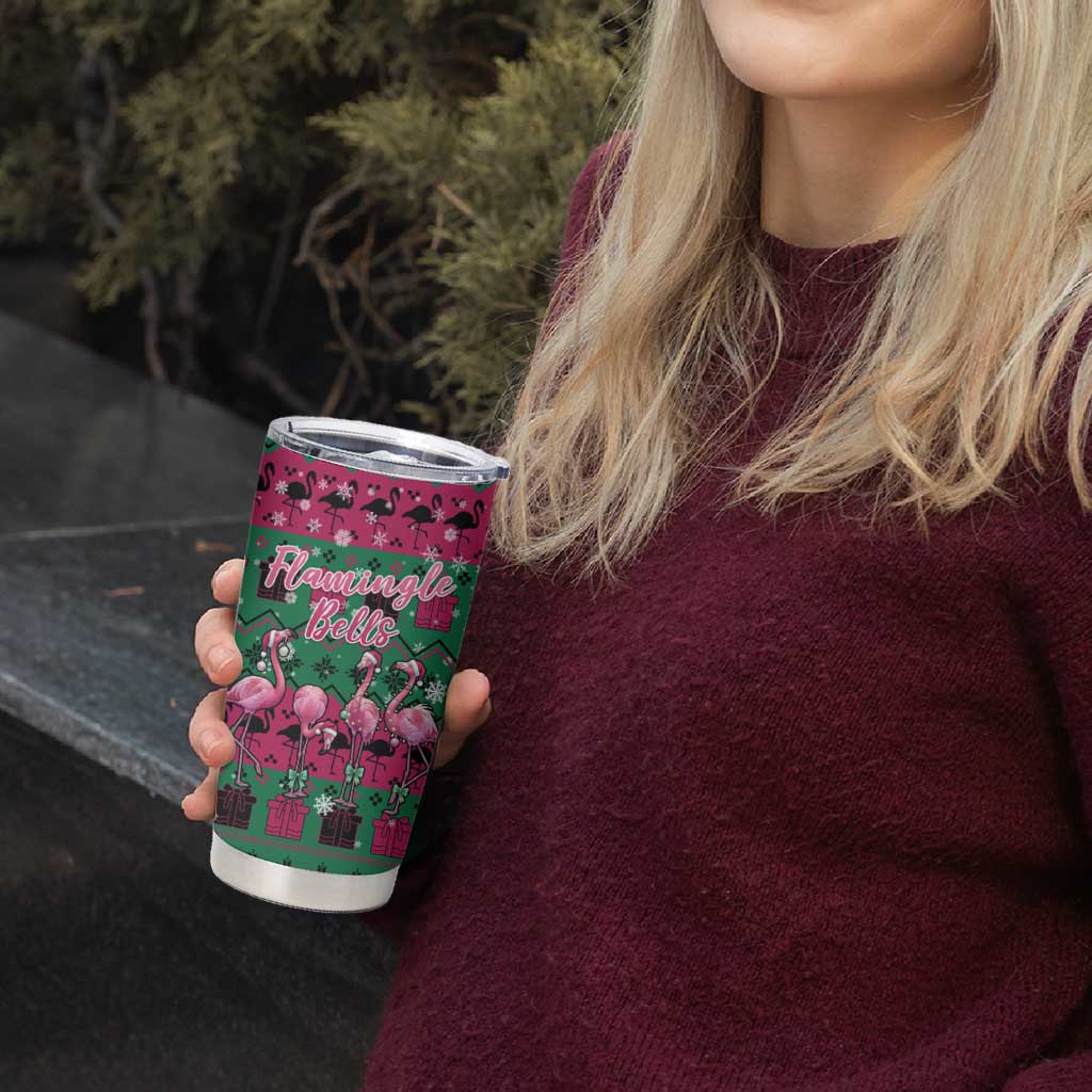 Firefighter Presents Christmas Tumbler Cup Xmas Holiday Patterns - undefined