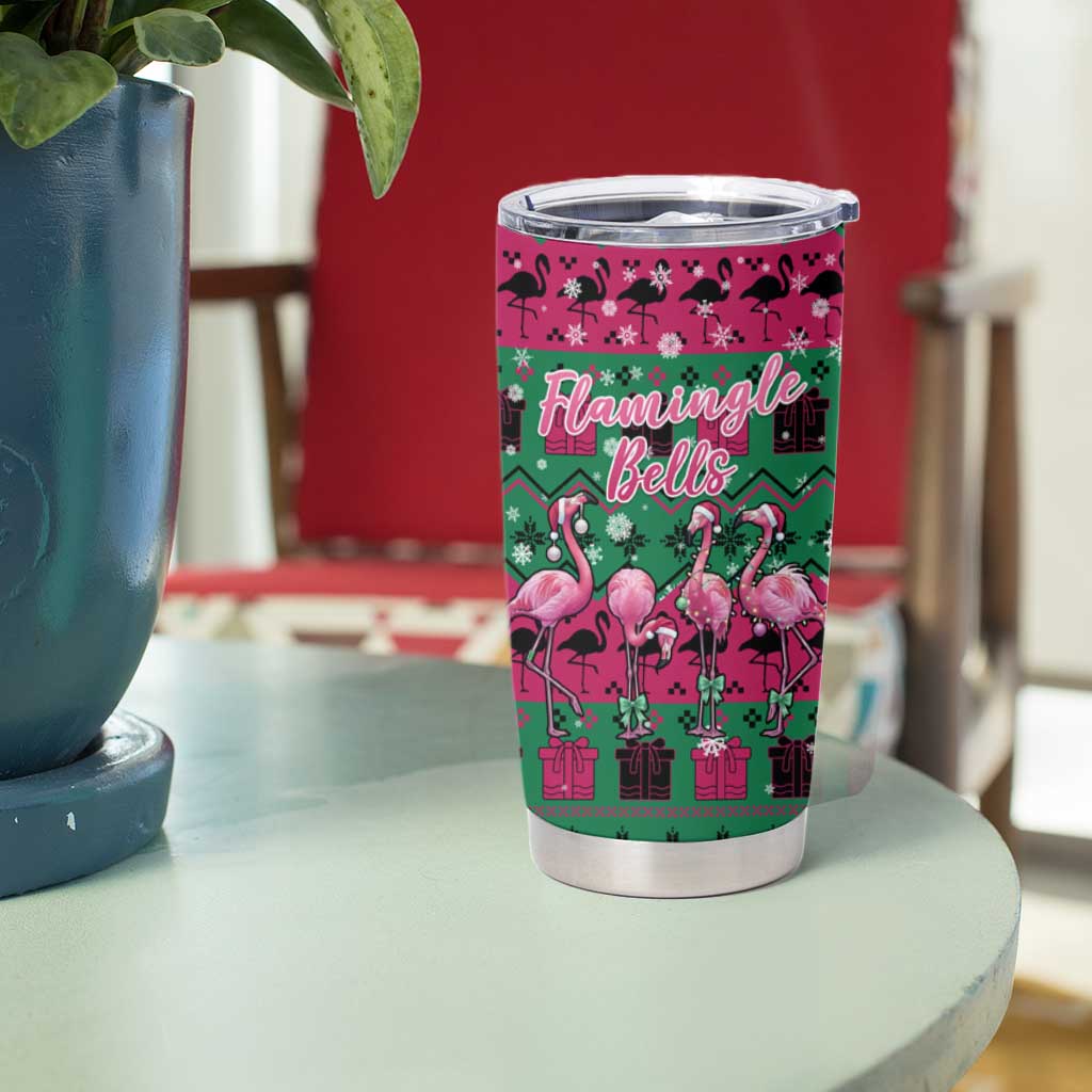Firefighter Presents Christmas Tumbler Cup Xmas Holiday Patterns - undefined