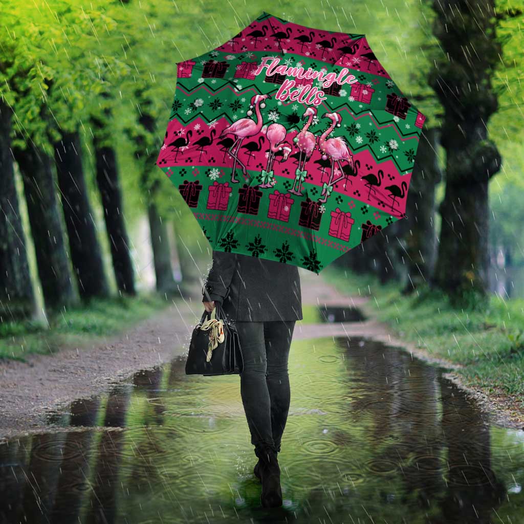 Firefighter Presents Christmas Umbrella Xmas Holiday Patterns - Wonder Print Shop