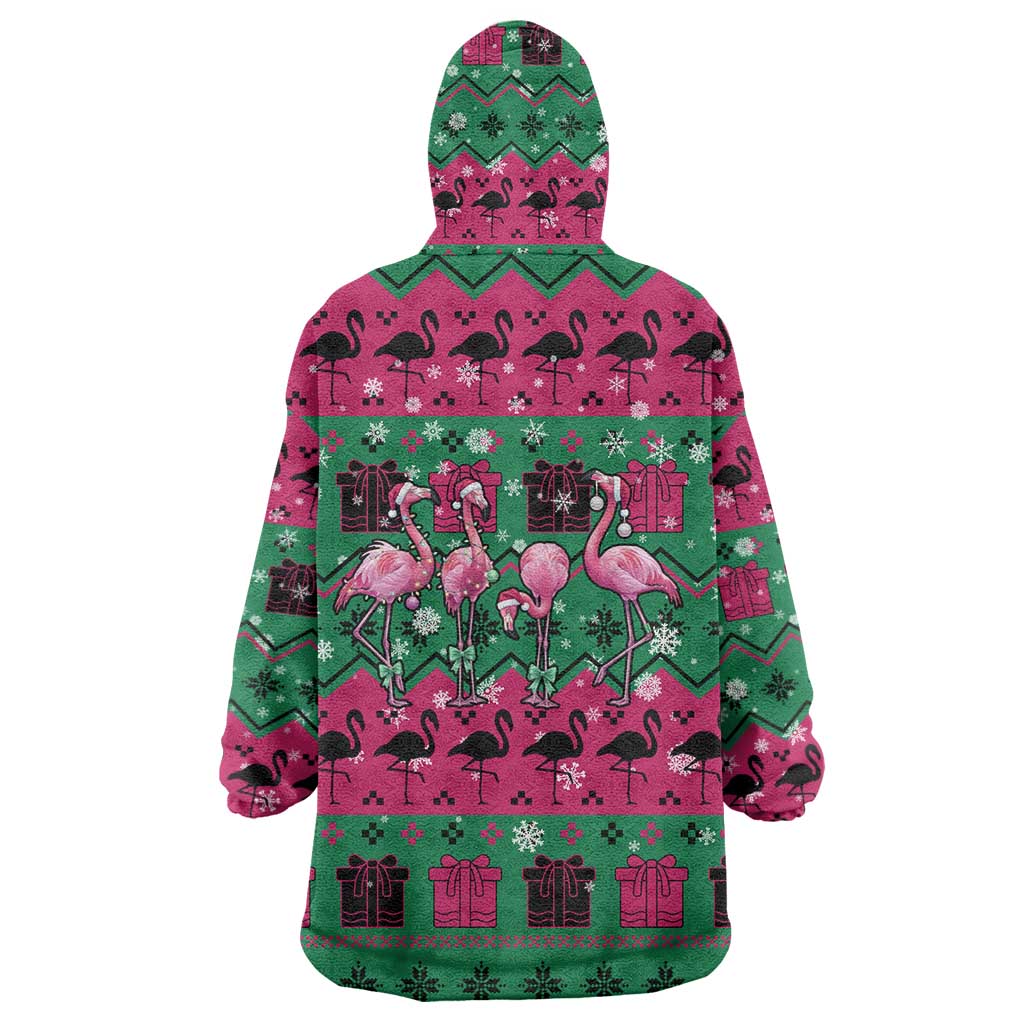 Firefighter Presents Christmas Wearable Blanket Hoodie Xmas Holiday Patterns - Wonder Print Shop