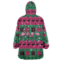 Firefighter Presents Christmas Wearable Blanket Hoodie Xmas Holiday Patterns - Wonder Print Shop