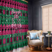 Firefighter Presents Christmas Window Curtain Xmas Holiday Patterns - Wonder Print Shop
