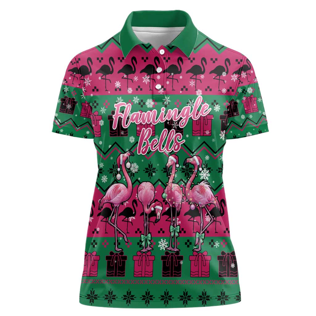 Firefighter Presents Christmas Women Polo Shirt Xmas Holiday Patterns - Wonder Print Shop