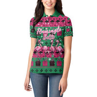 Firefighter Presents Christmas Women Polo Shirt Xmas Holiday Patterns - Wonder Print Shop