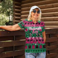 Firefighter Presents Christmas Women Polo Shirt Xmas Holiday Patterns - Wonder Print Shop