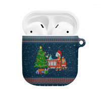 Flamingle Bells Xmas Christmas AirPods Case Xmas Holiday Patterns - Wonder Print Shop