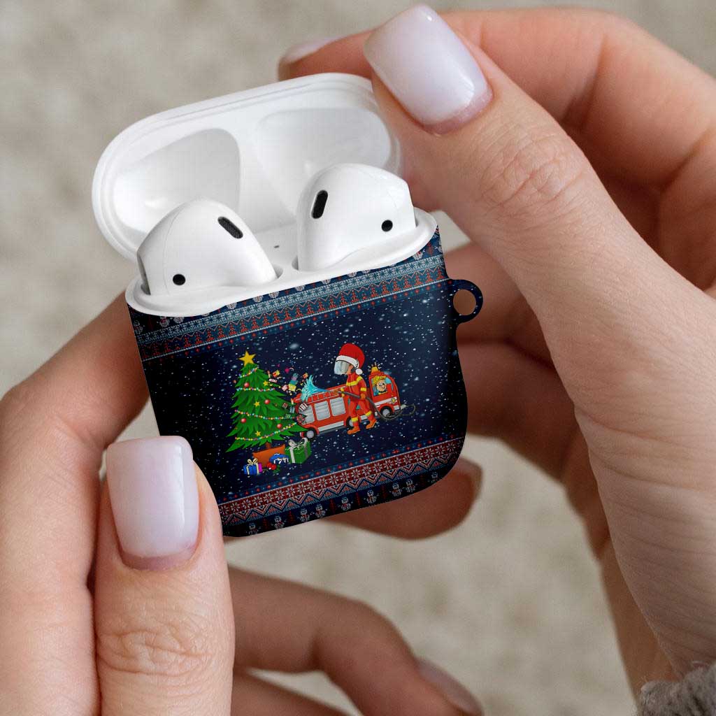 Flamingle Bells Xmas Christmas AirPods Case Xmas Holiday Patterns - Wonder Print Shop
