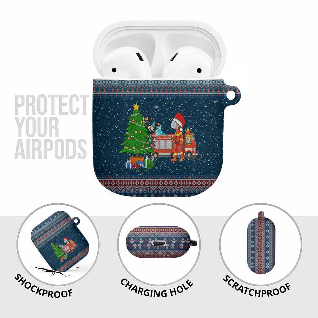 Flamingle Bells Xmas Christmas AirPods Case Xmas Holiday Patterns - Wonder Print Shop