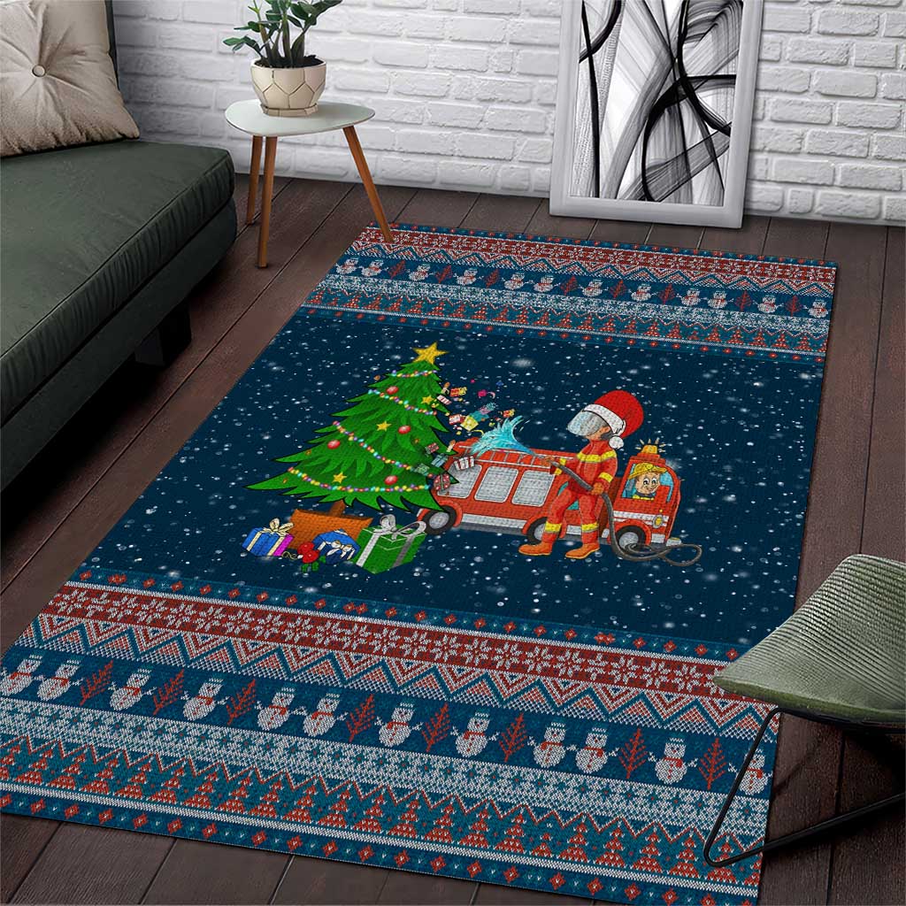 Flamingle Bells Xmas Christmas Area Rug Xmas Holiday Patterns - Wonder Print Shop