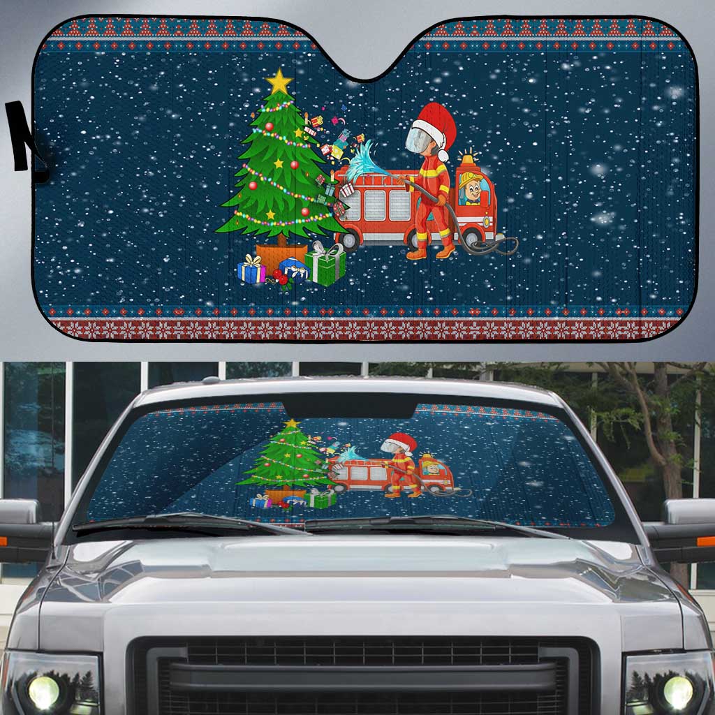 Flamingle Bells Xmas Christmas Auto Sun Shade Xmas Holiday Patterns - Wonder Print Shop