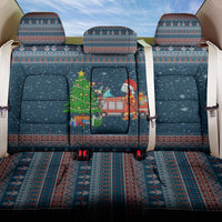 Flamingle Bells Xmas Christmas Back Car Seat Cover Xmas Holiday Patterns - Wonder Print Shop