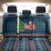 Flamingle Bells Xmas Christmas Back Car Seat Cover Xmas Holiday Patterns - Wonder Print Shop