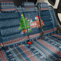 Flamingle Bells Xmas Christmas Back Car Seat Cover Xmas Holiday Patterns - Wonder Print Shop