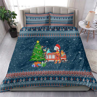 Flamingle Bells Xmas Christmas Bedding Set Xmas Holiday Patterns - Wonder Print Shop