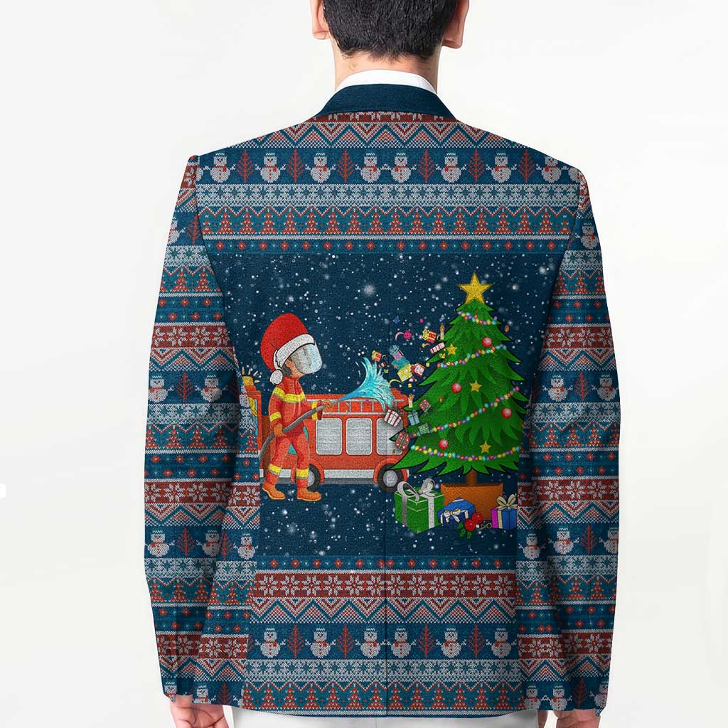 Flamingle Bells Xmas Christmas Blazer Xmas Holiday Patterns - Wonder Print Shop