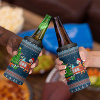 Flamingle Bells Xmas Christmas 4 in 1 Can Cooler Tumbler Xmas Holiday Patterns - Wonder Print Shop